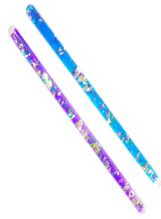 STAR MAGIC Glitter Wand, Magic Wonder Tube - for Kids, Sensory Room, Kaleidoscope Wand Replacement Two 11" Wonder Wand Sticks (Blue, Purple) - Image 4