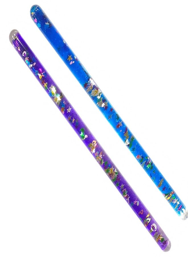 STAR MAGIC Glitter Wand, Magic Wonder Tube - for Kids, Sensory Room, Kaleidoscope Wand Replacement Two 11" Wonder Wand Sticks (Blue, Purple) - Image 3