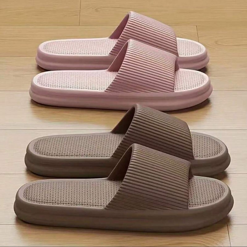 Unisex EVA Slippers - Soft Sole Indoor/Outdoor Sandals, Suitable For Home, Bathroom, Beach, Fashion Casual Style, Popular Design, Multiple Colors Available, Cute Slippers [New High-End], Lightweight And Non-Fatiguing, Suitable For All Seasons -