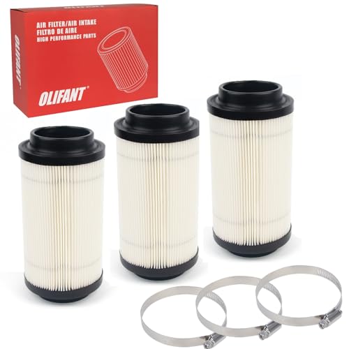 OLIFANT 3Pcs Air Filter For Polaris Sportsman 500 570 850 335 400 450 550 600 700 800 1000 XP/Scrambler 500 850 1000 XP Magnum Trail Blazer Boss Diesel Air intake 7080595 7082101 - Image 1