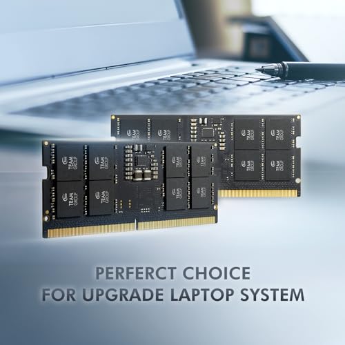TeamGroup ذاكرة لابتوب TEAMGROUP Elite SODIMM DDR5 سعة 32 جيجابايت (2x16 جيجابايت) 5600 ميجاهرتز (PC5-44800) CL46 غير متوازن غير مخزن 1.1 فولت 262 دبوس - TED532G5600C46ADC-S01 - Image 3