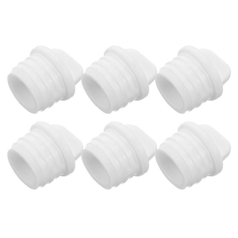 6pcs Mop Bucket Drain Plug Rubber For Mop Buckets Leakproof Sealing Plug Replacement For Water Tub Tubing Holes Bathtub Kitchen Bathroom 19mm - Image 1