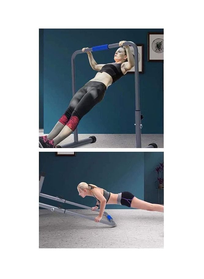 Adjustable Dip Bars, Full Set Dip Up Stand Station Tricep Strength Trainning Dips