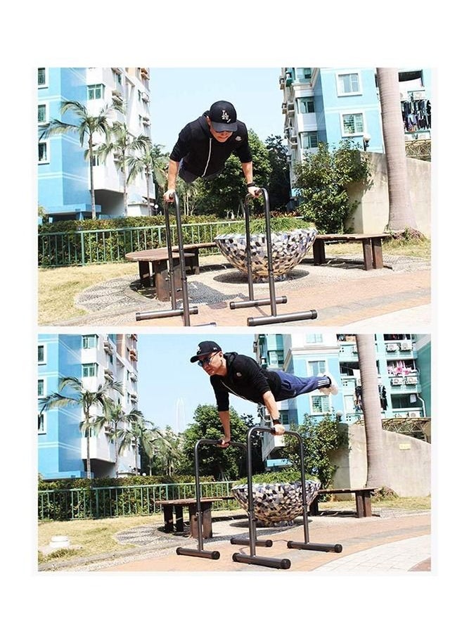 Max Strength Adjustable Dip Bars, Full Set Dip Up Stand Station Tricep Strength Trainning Dips  - Image 3