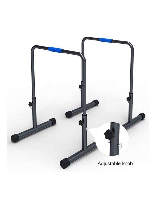 Max Strength Adjustable Dip Bars, Full Set Dip Up Stand Station Tricep Strength Trainning Dips  - Image 2