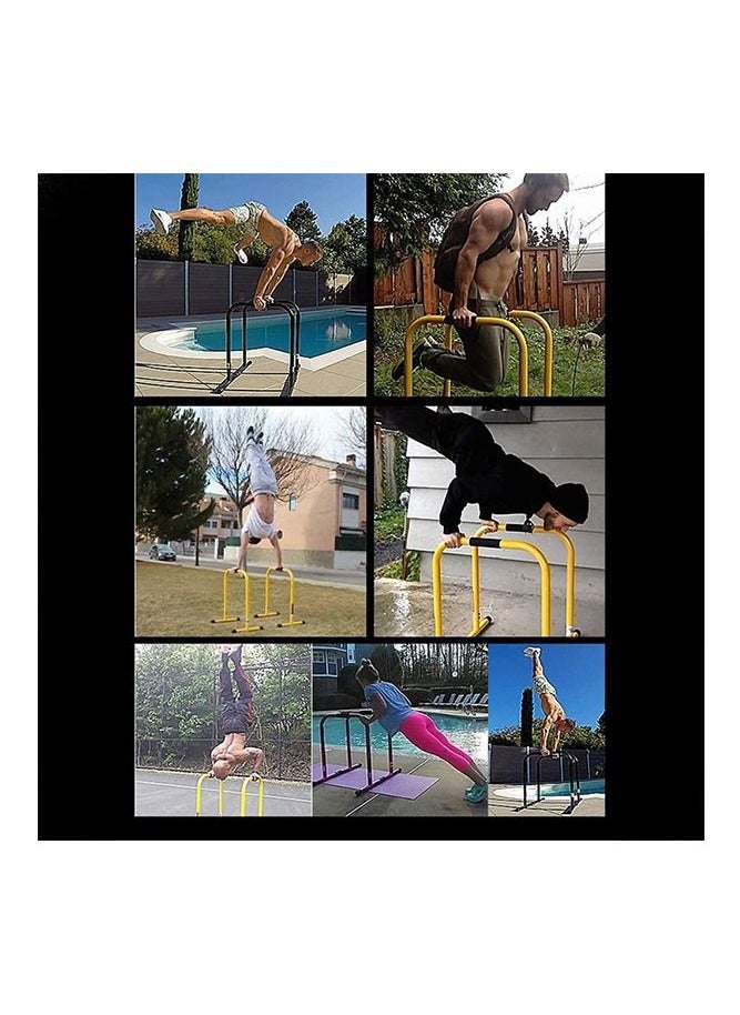 Max Strength Adjustable Dip Bars, Full Set Dip Up Stand Station Tricep Strength Trainning Dips  - Image 4