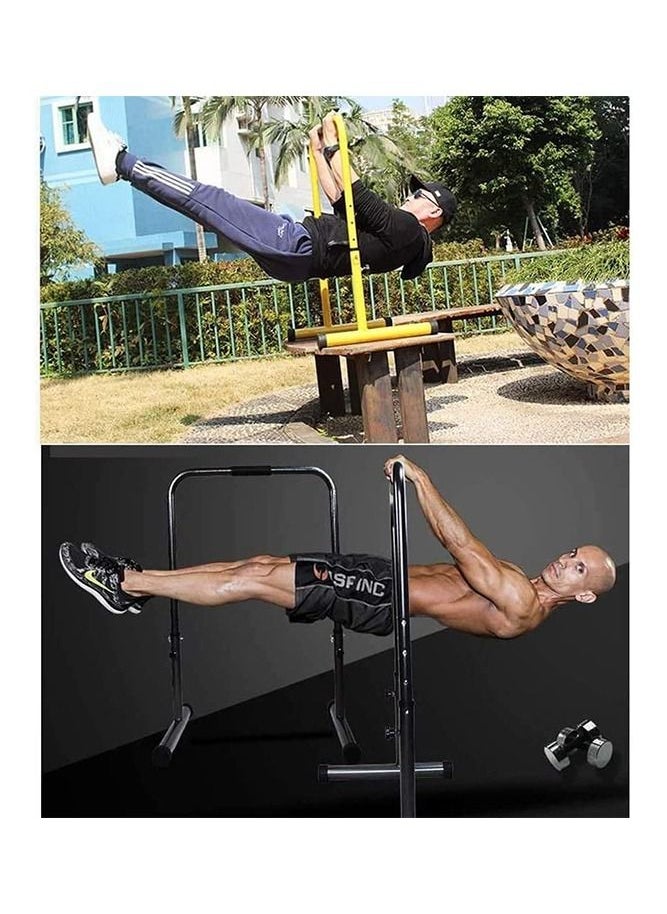 Max Strength Adjustable Dip Bars, Full Set Dip Up Stand Station Tricep Strength Trainning Dips  - Image 5