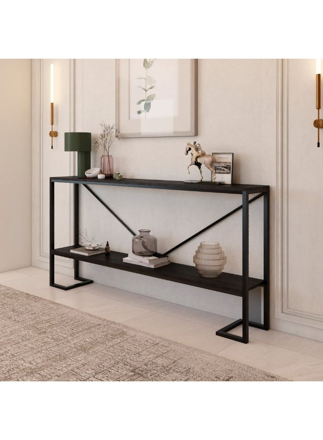 الهوم طاولة مدخل 25x80x200 سم - أسود - Image 4