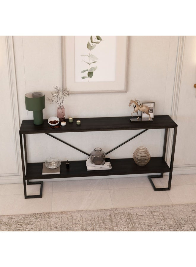 الهوم طاولة مدخل 25x80x200 سم - أسود - Image 5