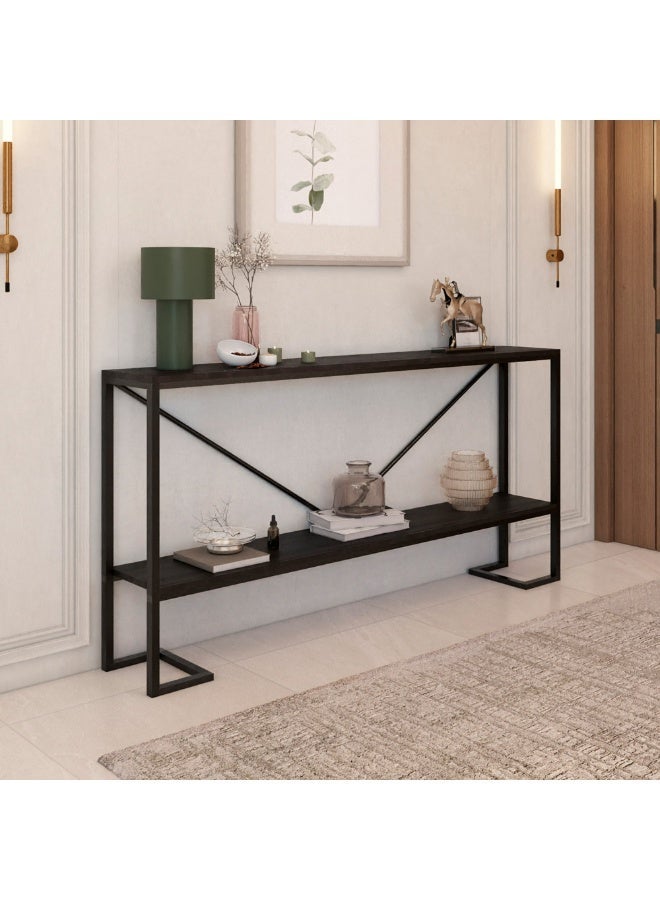 الهوم طاولة مدخل 25x80x200 سم - أسود - Image 3