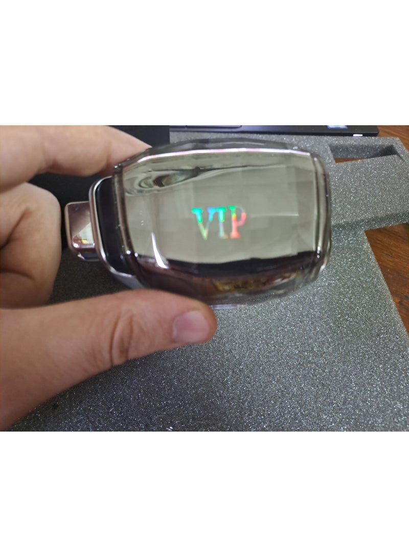 Crystal handle with side button, VIP logo. See car type in description. - Image 1
