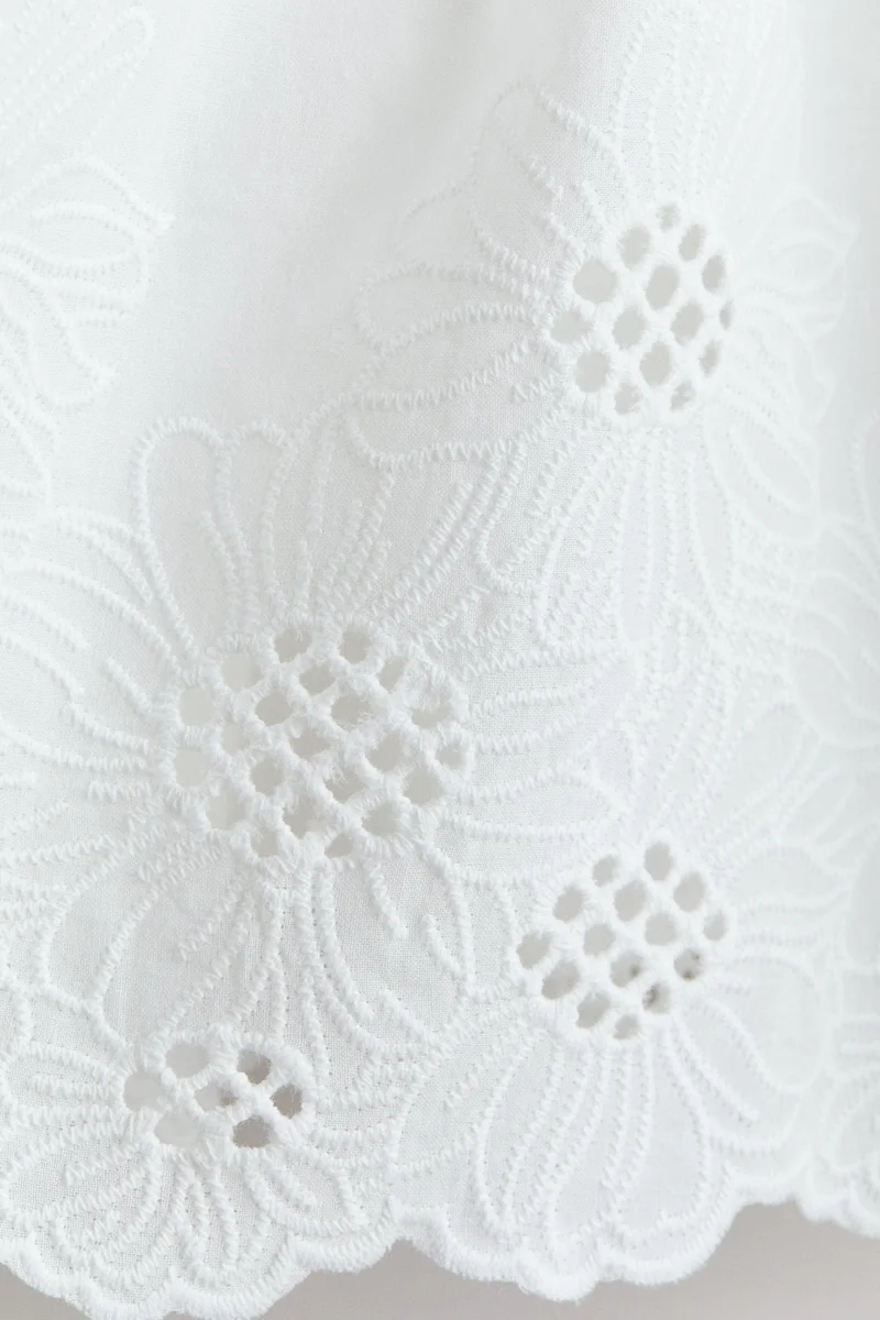 H&M Broderie anglaise cotton dress