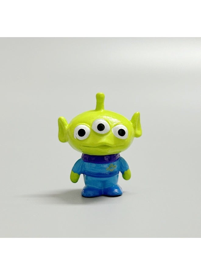 Mini Fred Q Version Three-eyed Boy, Weird Big-eyed Boy, DIY Patch Material, Headdress Decoration Doll-Color:3.2cm Tall Fur Monster  - Image 5