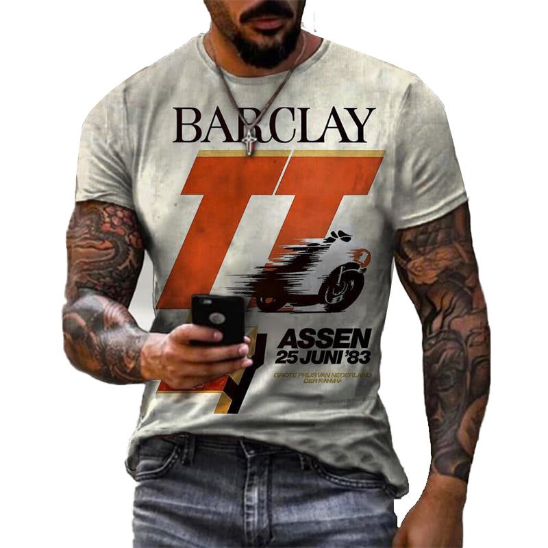 Men'S T-Shirt New 3D Retro Digital Print Men'S And Women'S T-Shirt - Image 3