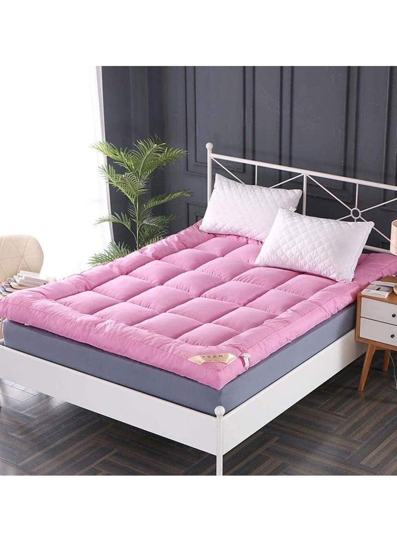 DubaiGallery Microfiber Soft Mattress Protector Topper for Bed King Size Padding for Bedroom - Image 3