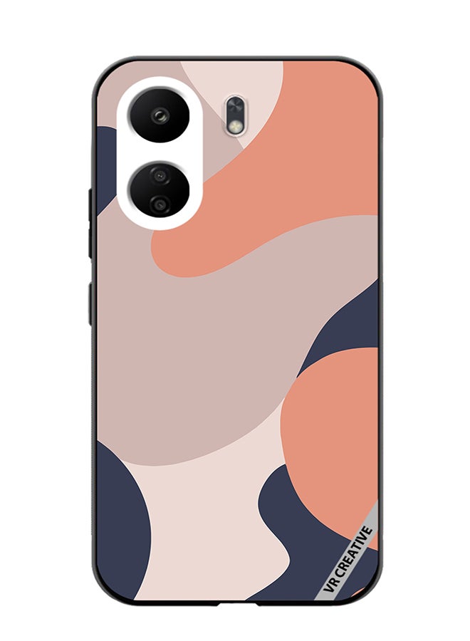 VR CREATIVE Protective Case Cover For Xiaomi Redmi 13C Layered In Design Multicolour - Image 1