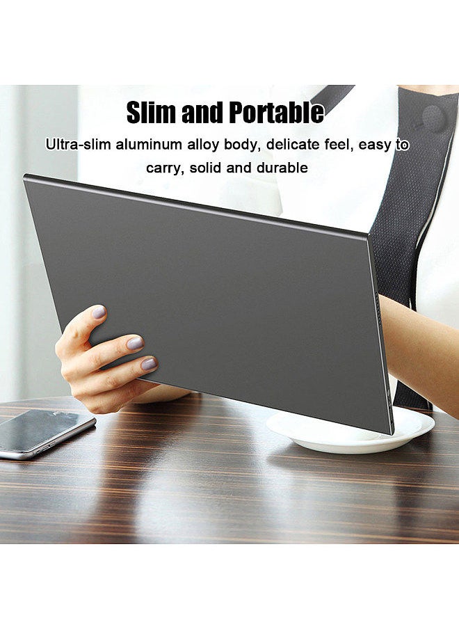 Generic - 15.6 inch Portable Monitor IPS Screen 1920*1080 Resolution 170° Wide Viewing Angle 60Hz Refresh Rate Wide Compatibility - Image 1