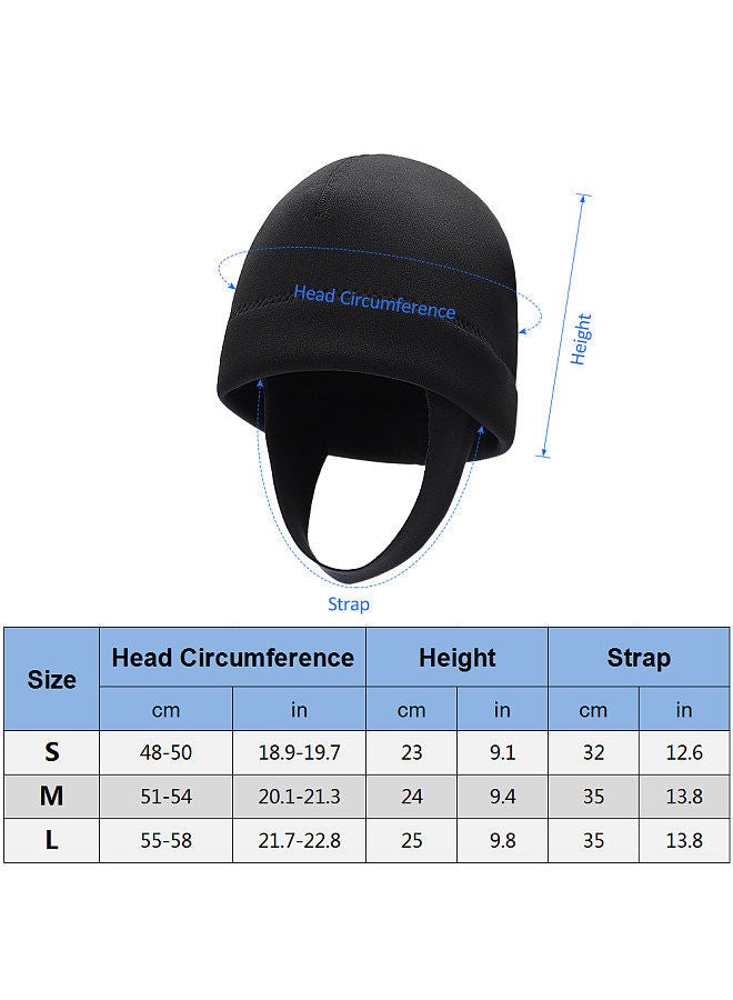 Generic 2mm Neoprene Snorkeling Cap UV Protection Warm Diving Hood Wetsuit Beanie Cap for Snorkeling Swimming Surfing Kayaking - Image 3