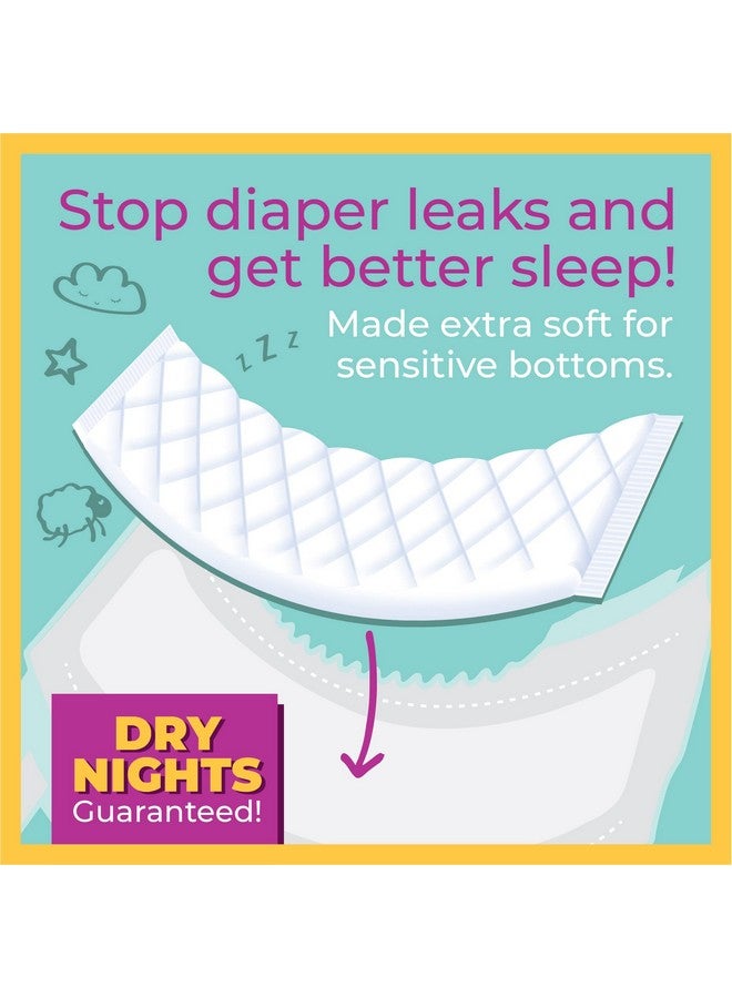 Select Kids Sposie Booster Pads, Stop Overnight Diaper Leaks, Adhesive-Free for Easy repositioning, Helps Reduce Nighttime Diaper Changes and Diaper Rash, Use with Sizes 4-6, 90 ct. - Image 2