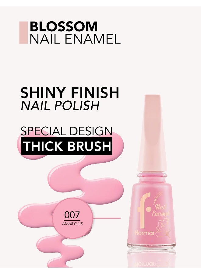 flormar Blossom Nail Enamel 007 Amaryllis 007 Amaryllis - Image 3
