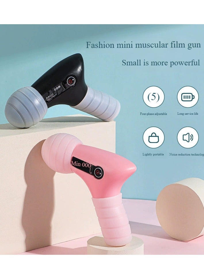 Loquat Mini Massage Gun, Impact Muscle Electric Stimulator with 4 Speed ​​Massager, Ultra Quiet Portable Electric Handheld Body Massager for Massage Relaxation - Image 3
