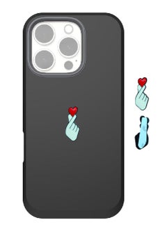 Generic Heart with Hand Mobile Metal Sticker or Any Smooth Surface 