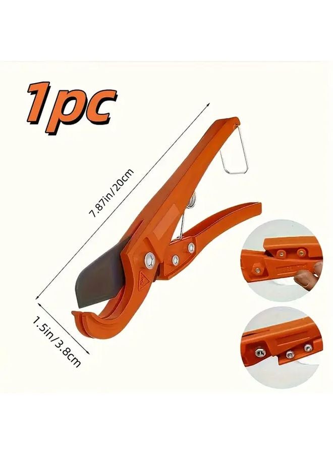 أداة القطع البرتقالية للأنابيب البلاستيكية من نوع PVC ذات الضبط السريع للأنابيب البلاستيكية PEX - Image 1