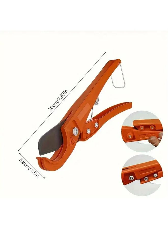 أداة القطع البرتقالية للأنابيب البلاستيكية من نوع PVC ذات الضبط السريع للأنابيب البلاستيكية PEX - Image 4