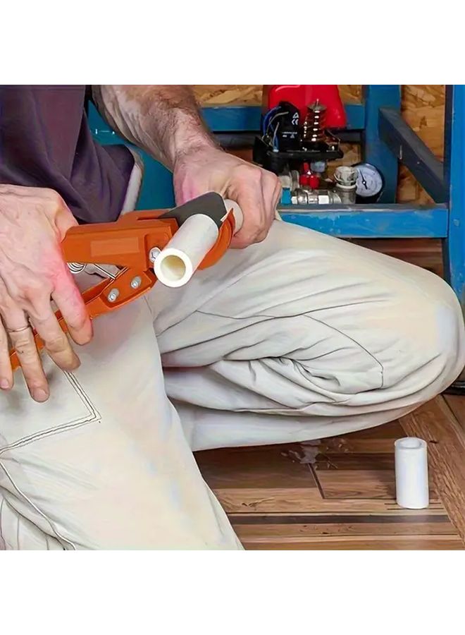 أداة القطع البرتقالية للأنابيب البلاستيكية من نوع PVC ذات الضبط السريع للأنابيب البلاستيكية PEX - Image 5