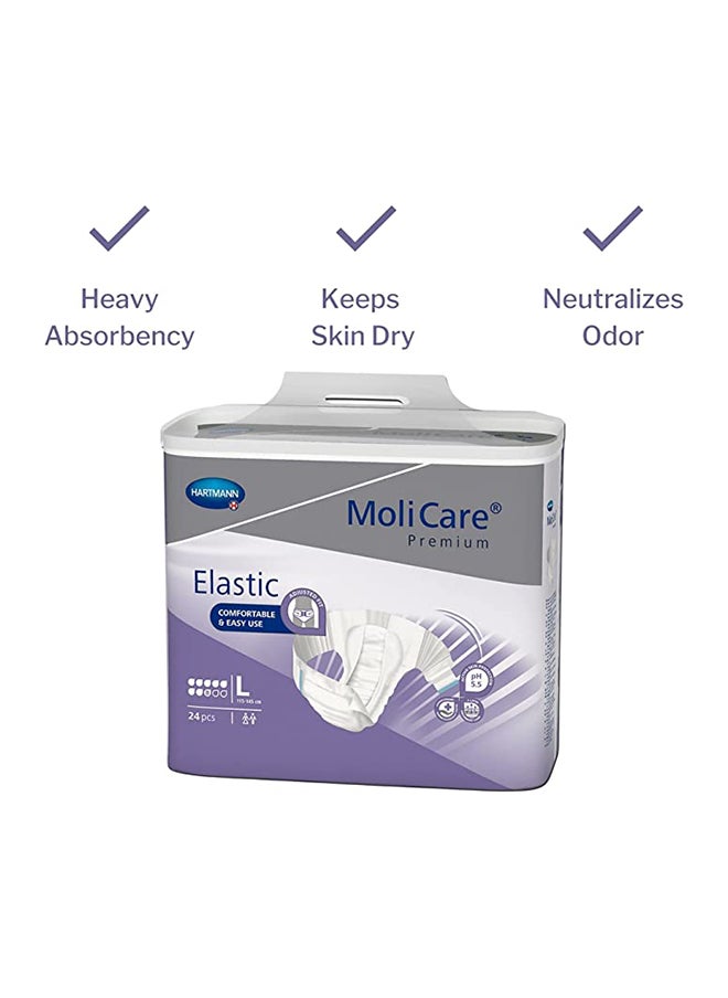 Generic - Paul Hartman Molicare Premium Elastic 8D Brief Size Large - Image 1