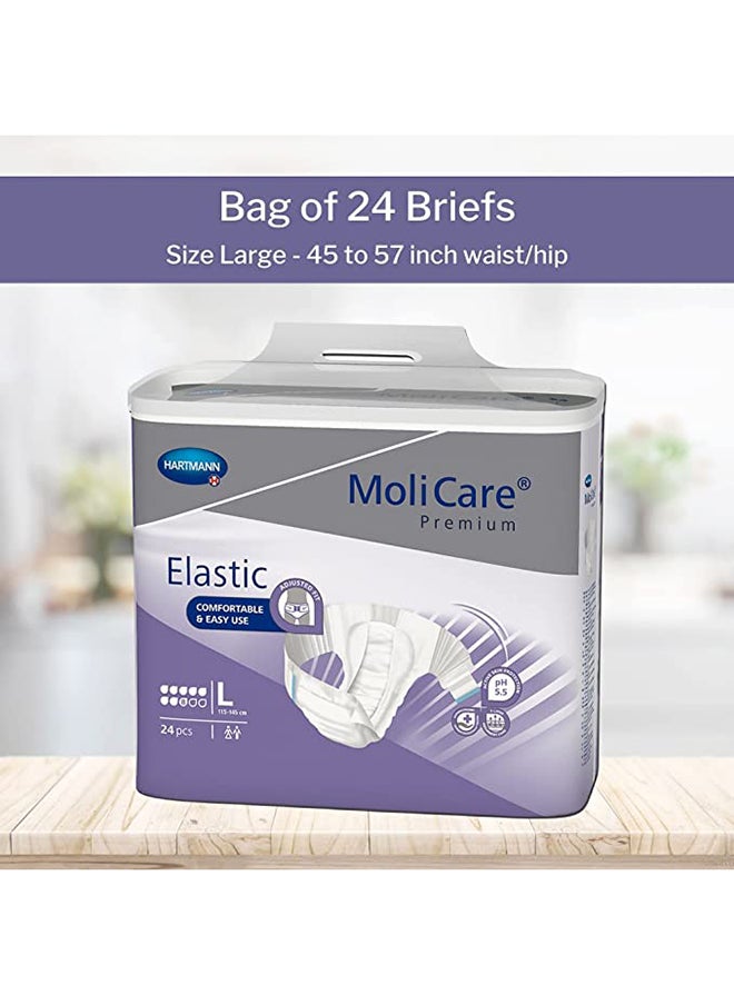 Generic - Paul Hartman Molicare Premium Elastic 8D Brief Size Large - Image 1