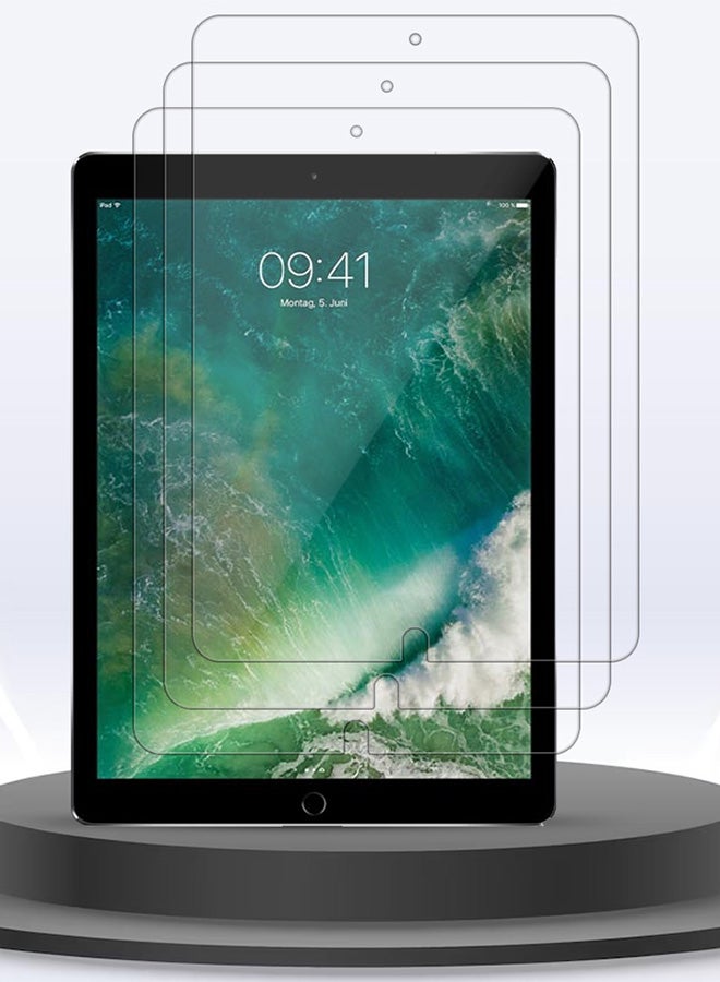 CATANES 3 Packs For Apple iPad Pro 12.9 2017 Screen Protector 9H Hardness Tempered Glass Scratch Resistant HD Display Screen Protector - Image 3