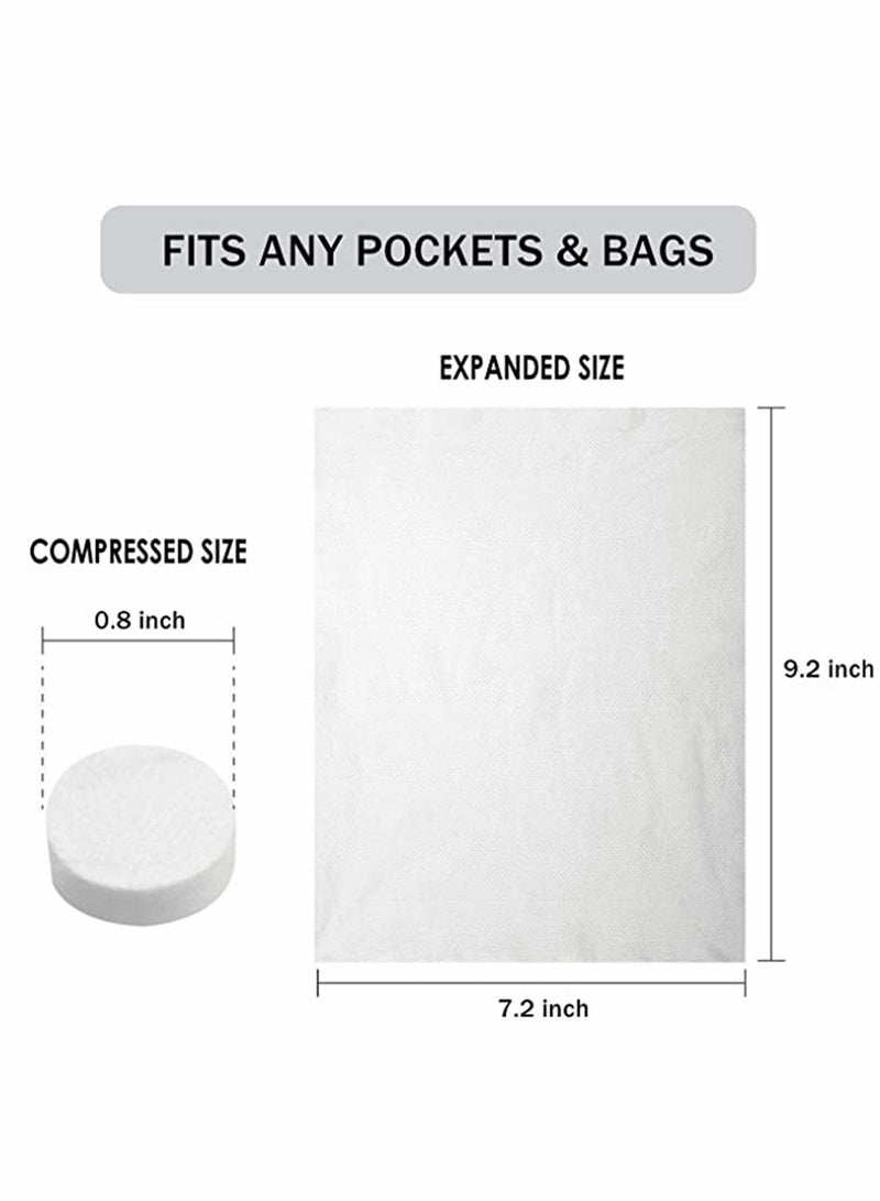 Y&D Compressed Towel Portable Disposable Tablet Towels 200PCS Coin Tissue for Travel Camping Hiking Home Bathroom Beauty Salon Outdoor Sports - Image 3
