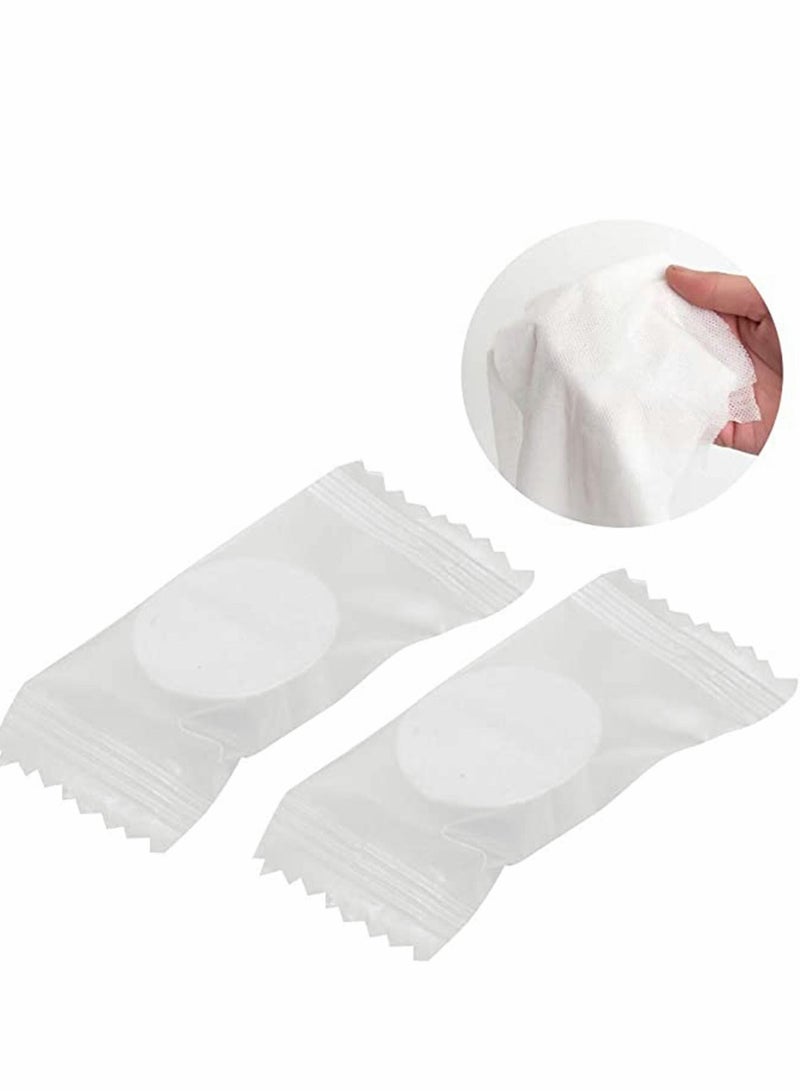 Y&D Compressed Towel Portable Disposable Tablet Towels 200PCS Coin Tissue for Travel Camping Hiking Home Bathroom Beauty Salon Outdoor Sports - Image 1