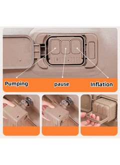 General Outdoor camping heightened and thickened flocking automatic inflatable mattress inflatable bed single person camping mat nap inflatable sofa 190*99*25  - Image 4
