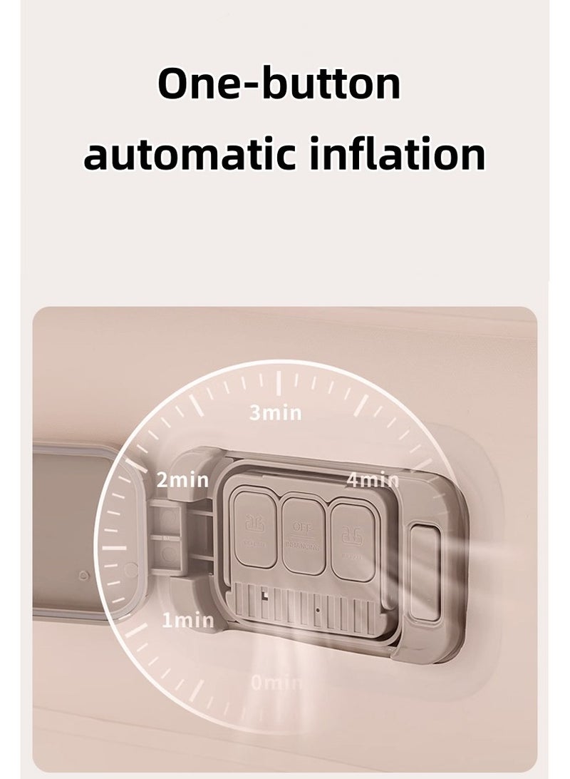 عام مرتبة قابلة للنفخ أوتوماتيكية قابلة للنفخ للتخييم في الهواء الطلق، زيادة وسماكة، حصيرة تخييم واحدة، قيلولة قابلة لإعادة الشحن كنبة هوائية 190*99*25 - Image 5