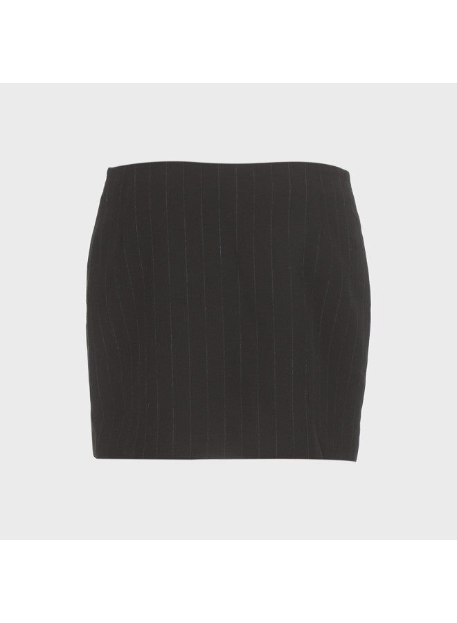 Zara high Iq Business Style Classic Striped Fashion Premium Suit Pencil Skirt - Image 3