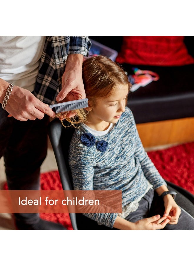Allegro Combs Scalpcaress Detangler Brush Mini Foldable Hairbrush For Women Kids Ideal For Curly Hair Soft Bristle. Travelfriendly Brush 1 Brush. (Brown)  - Image 3