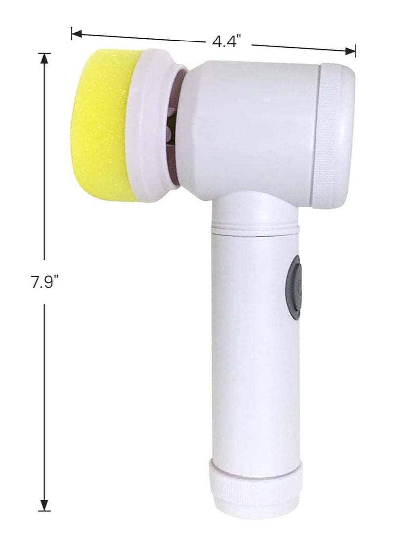 فرشاة تنظيف الأطباق، نمط الشحن، فرشاة تنظيف كهربائية محمولة، مناسبة لحائط الحمام، حوض المطبخ، نافذة الأطباق - Image 2