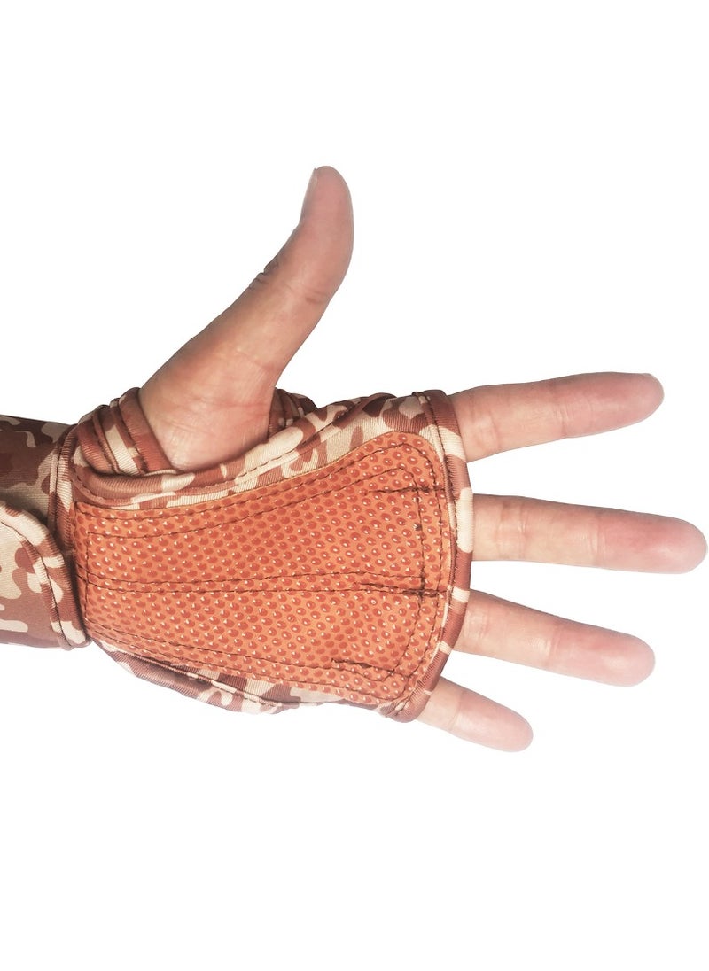 SARAQITA Weight Lifting Gloves - Slip Silicone Padding Gym Workout for Men and Women - Palm Protection & Wrist Protection  - Image 4