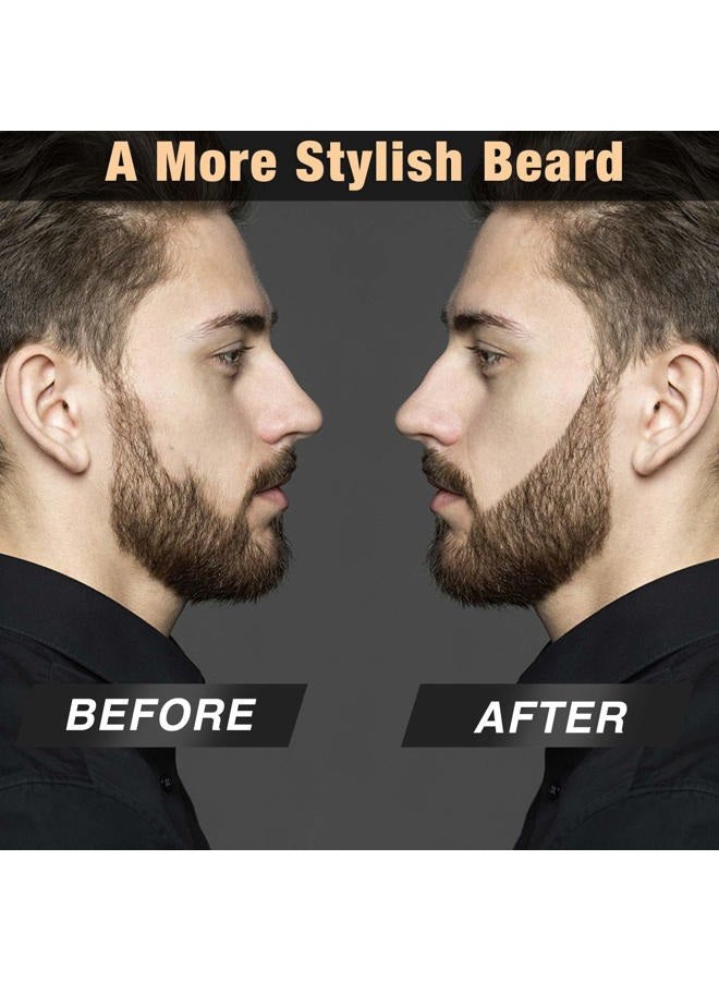 MISICH Beard Pencil Filler for man Water Proof Beard pen and beard brush Long Lasting Coverage Natural Finish, Male Mustache Repair Shape, Effective Enhance Facial Hair （BLACK） - Image 2