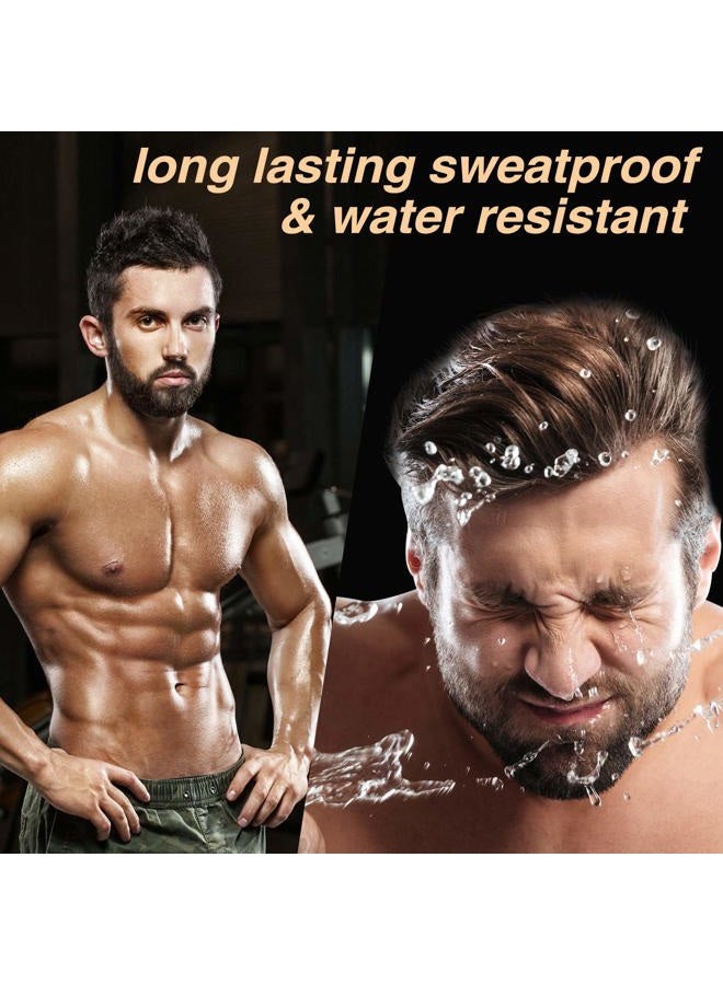 MISICH Beard Pencil Filler for man Water Proof Beard pen and beard brush Long Lasting Coverage Natural Finish, Male Mustache Repair Shape, Effective Enhance Facial Hair （BLACK） - Image 5