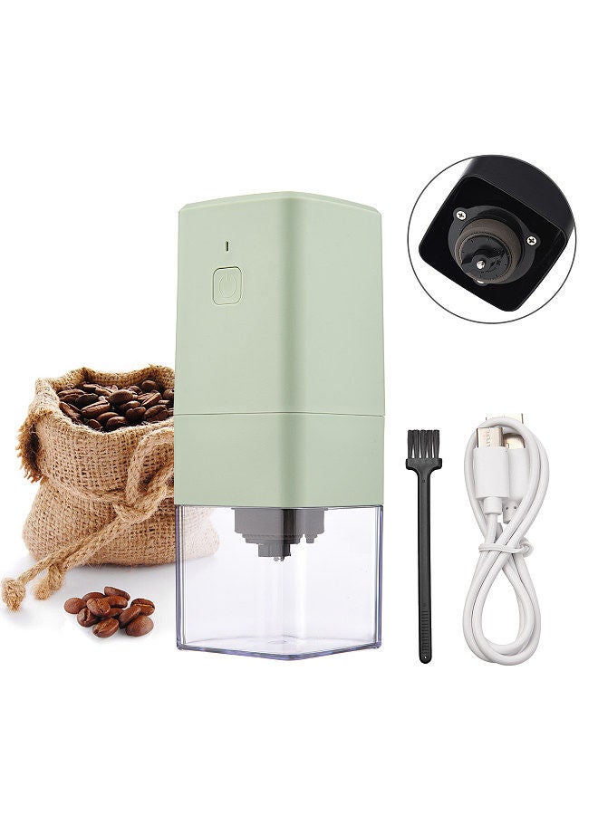 Portable Mini Electric Burr Coffee Grinder with Adjustable Coarse Fine Grinding Removable Chamber for Home Travel Office Coffee Shop  - Image 3