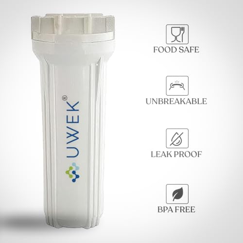 UWEK RO Water Purifier Pre Filter | Leak-Free External Housing | Prefilter Kit with 2 Spun Cartridges | PL4 (6mm) & PL6 (8mm) Elbows | Compatible with Aquaguard & Eureka Forbes - Image 3