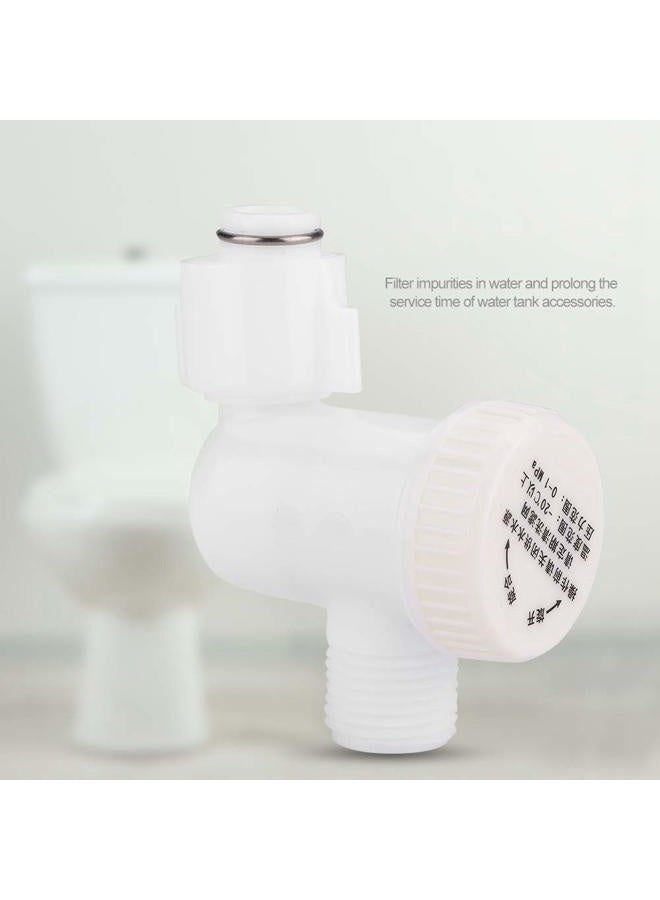 Gavigain Toilet Inlet Valve Filter, Mesh Filter for Avoiding Debris, Stainless Steel Mesh, White, POM + 304 Stainless Steel Body - Image 5
