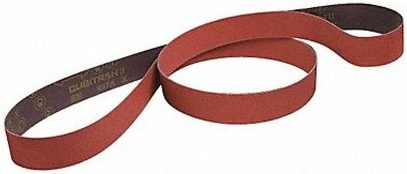 3m Ii Sanding Belt: 1 in Wd, 30 in Lg, Coated, Ceramic, 120 Grit, Fine 7010360597-1 Each