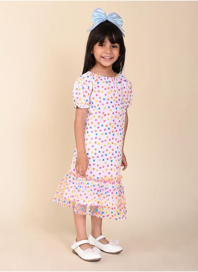 LILPICKS Off White Girls Wear Dresses  - Image 5