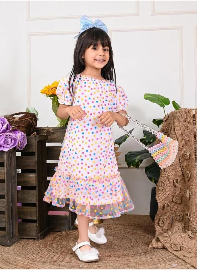 ليلك Off White Girls Wear Dresses