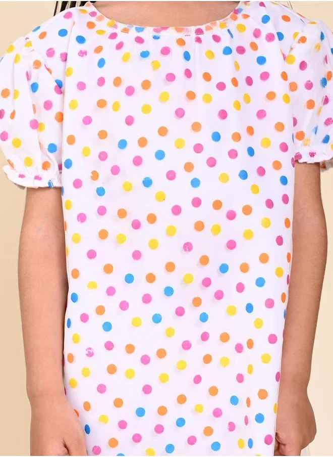 ليلك Off White Girls Wear Dresses