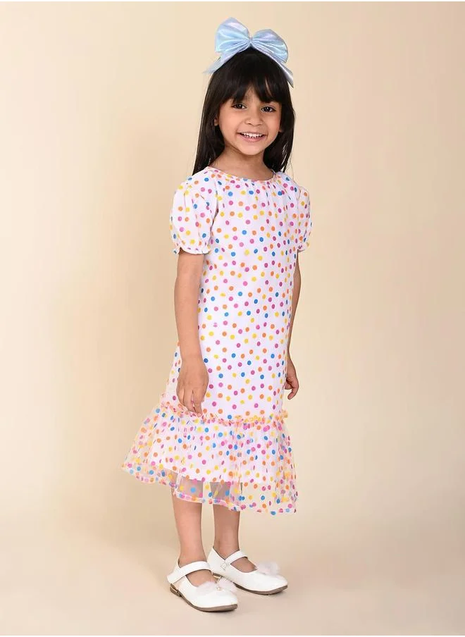 ليلك Off White Girls Wear Dresses